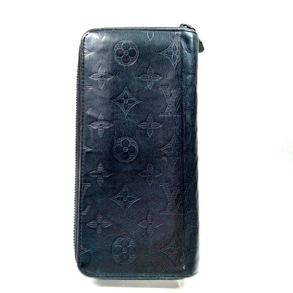 $1695 Authentic LOUIS VUITTON Made in SPAIN CA4270 Black Zip Around Long Wallet - Picture 5 of 12